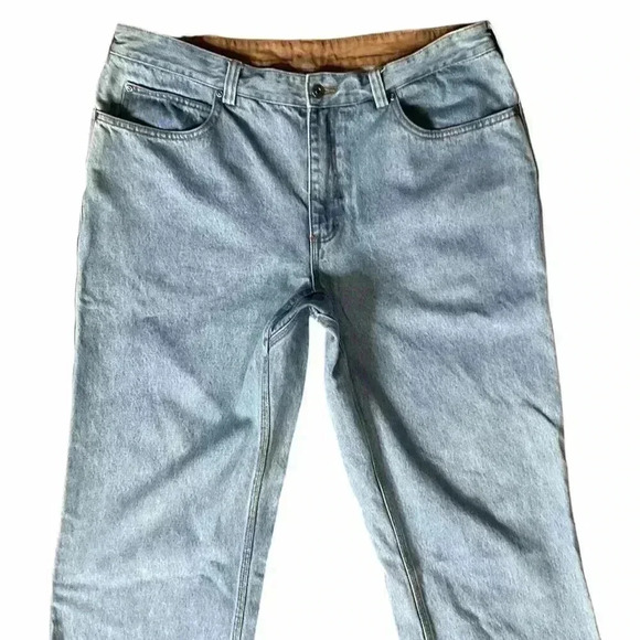 Duluth Trading Co. Ballroom Men's Size 38x34 Relaxed Fit Jeans Cotton Denim - Picture 2 of 6